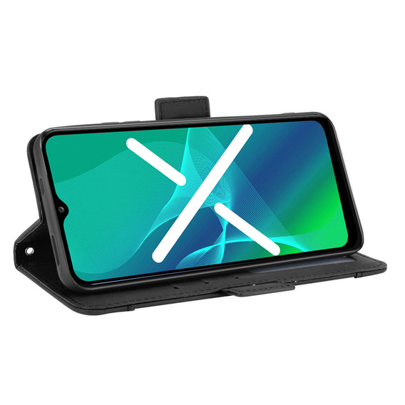 Откидной чехол для Realme GT2 Pro, Card Slot, чёрный