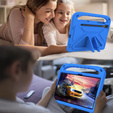 Детский чехол для Samsung Galaxy Tab S10 Lite / S10 FE / S9 FE, с ручкой, синий
