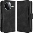 Футляр з клапаном для Xiaomi Poco F7 Pro, Card Slot, чорний