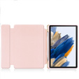 Чехол клавиатура для Samsung Galaxy Tab A9+, Rotary 360° Leather, розовый rose gold