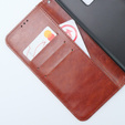 Откидной чехол для Xiaomi 13T / 13T Pro, Crazy Horse Wallet, коричневый