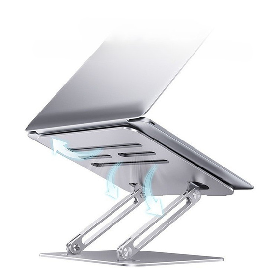 Підставка для ноутбука зі сталі до 17", ERBORD P89, Grey