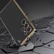Чoхол до Samsung Galaxy S25 Ultra, GKK Leather, carbon чорний
