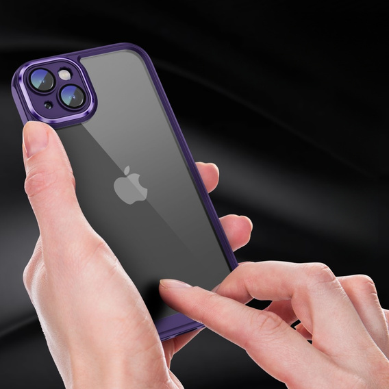 Чехол для iPhone 15 Plus, ERBORD Impact Guard, тёмно-фиолетовый