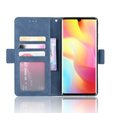 Откидной чехол для Xiaomi Mi Note 10 Lite, Card Slot, синий