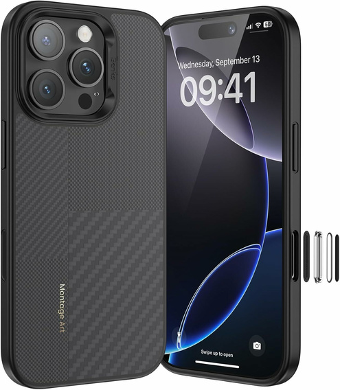 Чохол Benks Montage Magnetic Armor Pro Kevlar (600D/1500D) для iPhone 16 Pro