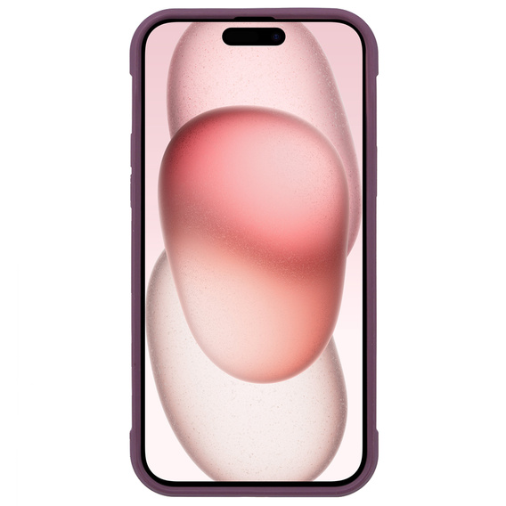Чохол для iPhone 15, ERBORD Armor Mag, бордовий