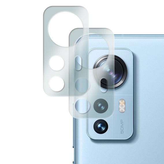 2x закаленное стекло ERBORD для камеры Xiaomi 12 Pro