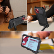 Бронированный чехол для iPhone 14,Metal Kickstand, черный
