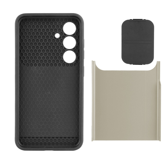 Чoхол до Samsung Galaxy S24, ERBORD CamProtect Slide Camera, золотий