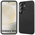 Чехол для Samsung Galaxy S24, ERBORD KevlarGuard, черный