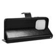 Футляр з клапаном для Motorola Edge 50 Ultra, Crazy Horse Wallet, чорний