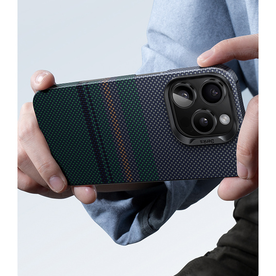 Чехол BENKS Kevlar Magnetic Armor Air Aurora 600D SA66 для MagSafe для iPhone 16 Pro Max