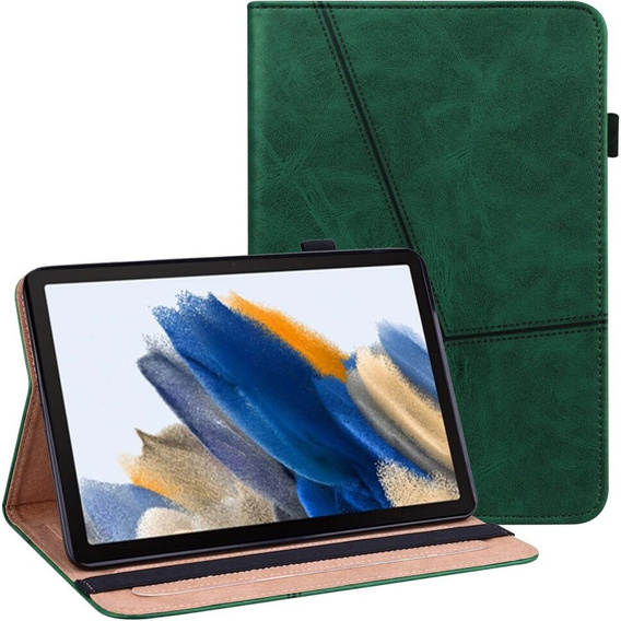 Чохол для Samsung Galaxy Tab A9+, Classic, з місцем для стилуса, зелений