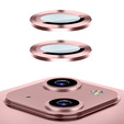 Защитное стекло на камеру до iPhone 13 / 13 mini, Rose Gold
