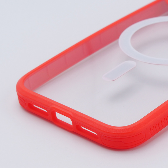 Чoхол до iPhone 15 Pro Max, Slide Camera Magsafe, червоний