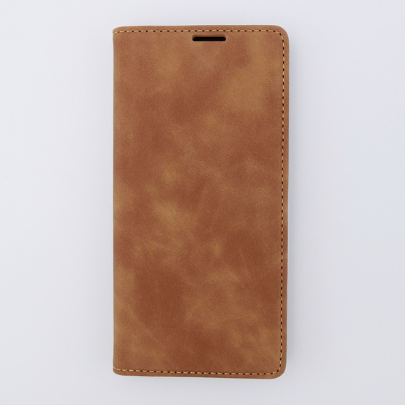Чохол для Xiaomi 13 lite, ERBORD Vintage, гаманець з клапаном, коричневий