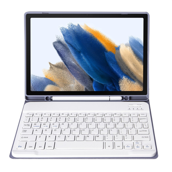 Чохол + клавіатура Samsung Galaxy Tab A8 10.5 X200 / X205, фіолетовий
