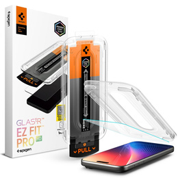 Закаленное стекло Spigen для iPhone 17 Pro Max / 16 Pro Max , Glas.tR "EZ Fit Pro", прозрачное