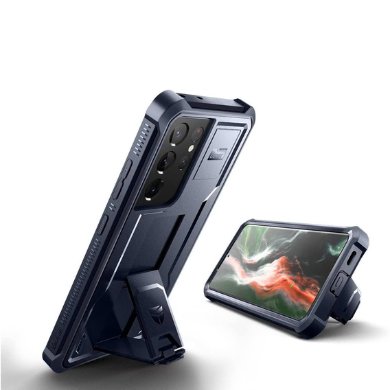 Броньований чохол для Samsung Galaxy S21 Ultra, Dexnor Full Body, м'яти
