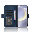 Откидной чехол для Samsung Galaxy S25 FE, Card Slot, темно-синий