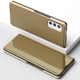 Чoхол до Samsung Galaxy M52 5G, Clear View, золотий