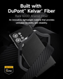 Чехол для Samsung Galaxy S24 Ultra, ERBORD Full Kevlar, для MagSafe, чёрный