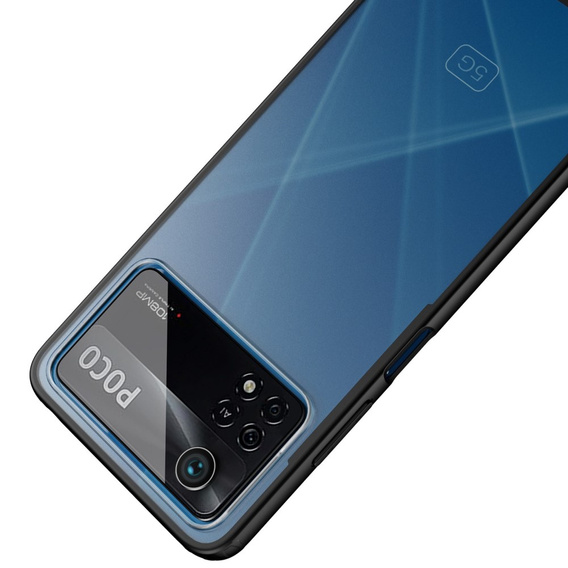 Гібридний матовий чохол AntiDrop для Xiaomi poco X4 Pro 5G, Black