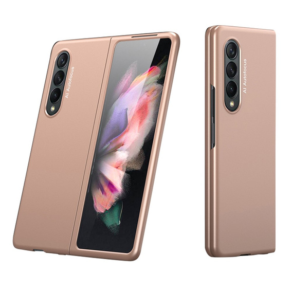 Чехол GKK Hard PC для Samsung Galaxy Z Fold3 5G,  Gold