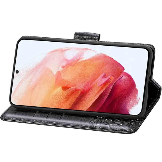 Чохол-книжка для Oppo Reno 12 Pro, Butterfly, чорний