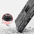 Чoхол до Realme GT Master Edition, Military kickstand, чорний