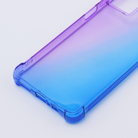 Чехол для Motorola Moto G54 5G, Gradient Dropproof, Фиолетовый / синий