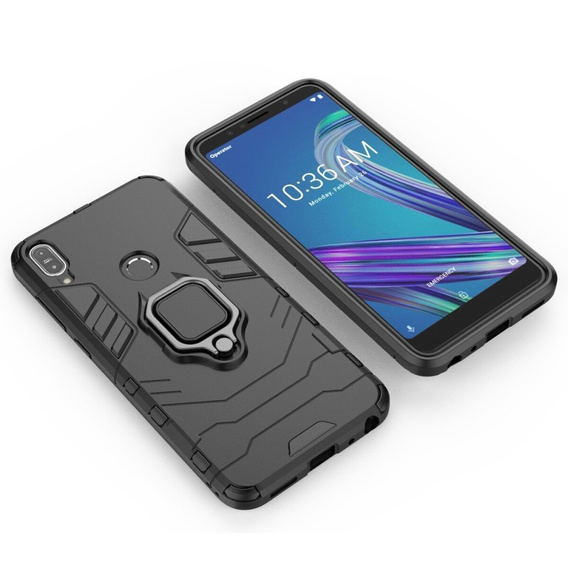 Чoхол до Asus ZenFone Max Pro M1 ZB602KL, Kickstand Ring, чорний