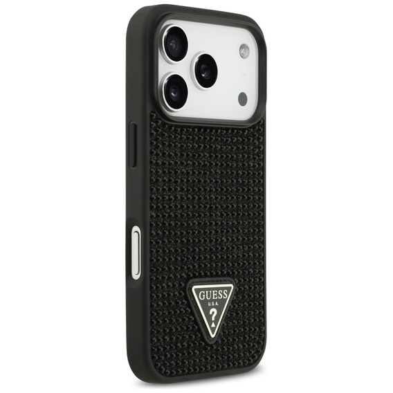 Чехол GUESS Rhinestone Triangle Logo для iPhone 17 Pro