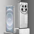 Чохол для Xiaomi 14 Ultra, Magnetic Dual Glass, сріблястий