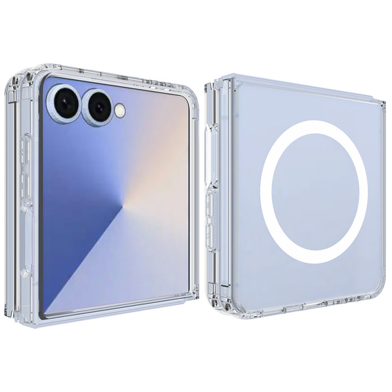 Прозрачный чехол с MagSafe для Samsung Galaxy Z Flip7 5G