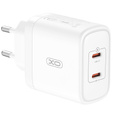 Сетевое зарядное устройство XO CE12, USB-C, 20 Вт + кабель USB-C - Lightning, белый