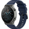 Силиконовый ремешок до Huawei Watch GT 2 Pro - Navy Blue