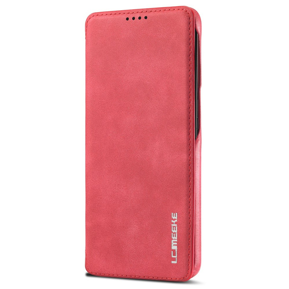 Откидной чехол для Samsung Galaxy S22+ Plus 5G, LC.IMEEKE, красный