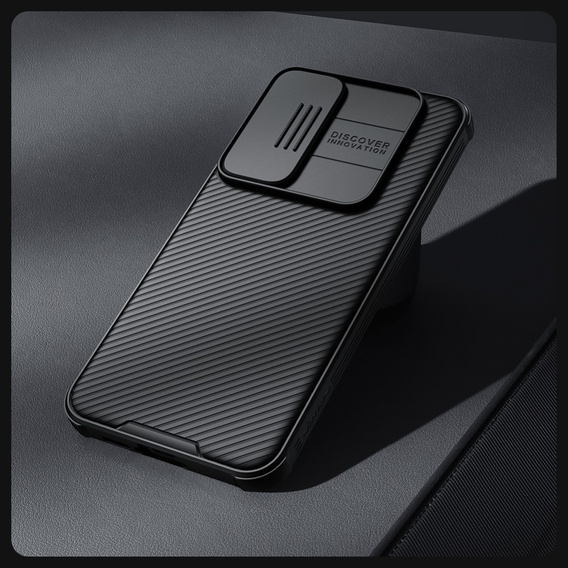 Чохол NILLKIN для Samsung Galaxy A55 5G, Silicone CamShield Case for MagSafe, чорний