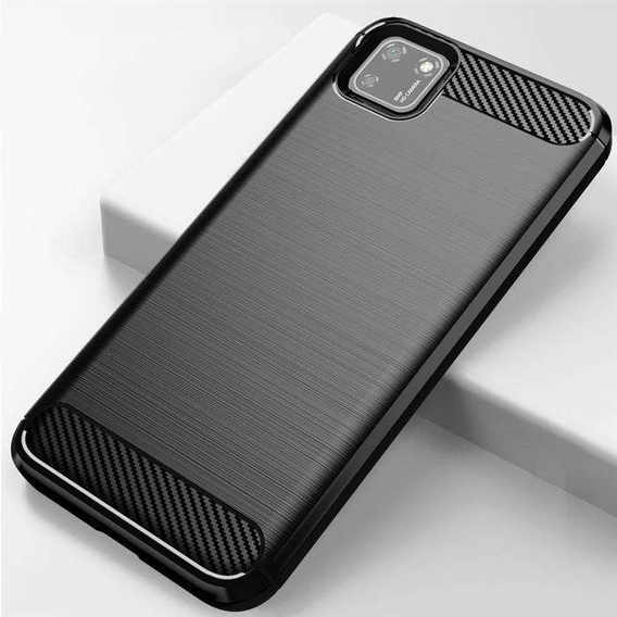 Чoхол до Huawei Y5P, Carbon, чорний