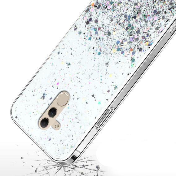 Чoхол до Huawei Mate 20 Lite, Glittery, прозорий