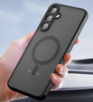 Чохол для Samsung Galaxy S25 FE, для MagSafe, ERBORD Matt Case, чорний