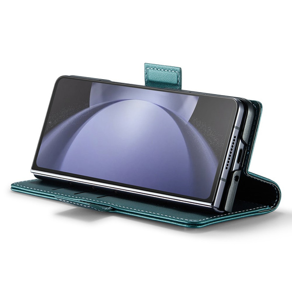 CASE фліп-чохол для Samsung Galaxy Z Fold6 5G, Litchi Wallet, зелений
