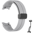 Силіконовий ремінець для Fitbit Inspire 3, Red Samsung Galaxy Watch 4 / 5 40/42/44/46/45MM PRO, Grey