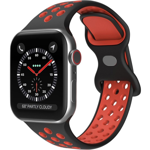 Ремінець  Hollow Apple Watch 7 45mm/6/5/4/SE 44mm/3/2/1 42mm - Black