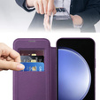 Чохол-книжка для Samsung Galaxy S23 FE, RFID Wallet MagSafe CamShield, фіолетовий