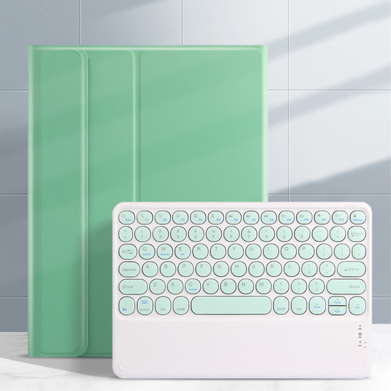 Чохол + клавіатура iPad Pro 11 2021 / 2018, iPad Air 10.9 4 2020 / 5 2022, Pen Slot, зелений