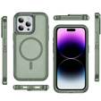 Чохол з рамкою для iPhone 14 Pro Max, для MagSafe, зелений