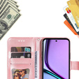 Чохол-книжка для Realme C67, Mandala, рожевий rose gold